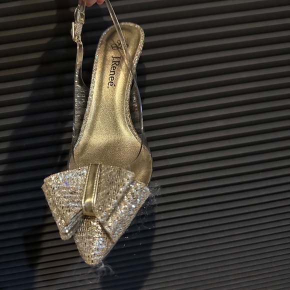 Transparent Evening Shoes J. Renee 1960s Vintage Party Shoes NOS Sz 8 M - Picture 9 of 9